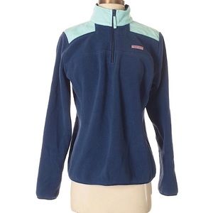 Vineyard Vines Navy Half Zip Pullover Sweatshirt